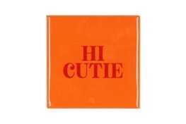 Tegeltje Hi cutie