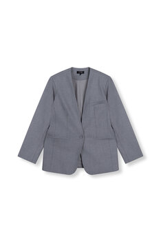 Blazer met backprint Mea grijs - Refined Department
