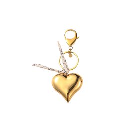Bag charm T56303-2 Hartje wit goud - Day&amp;Eve