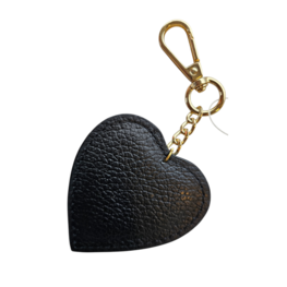 Sleutelhanger hartje zwart - Baggyshop