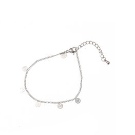 Armband TB61295-1 smileys tiny zilver - Day&amp;Eve