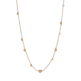 Ketting TN61294-2 hartjes tiny goud - Day&amp;Eve 
