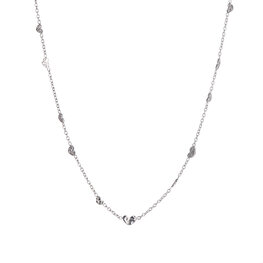 Ketting TN61294-1 hartjes tiny zilver - Day&amp;Eve 