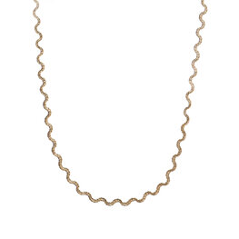 Ketting N61296-2 golven goud - Day&amp;Eve