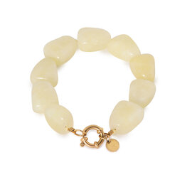 Armband K.SA.364.1 butter yellow goud - Label Kiki