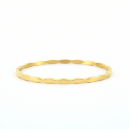 Bangle Rafaela golfjes goud - Kalli