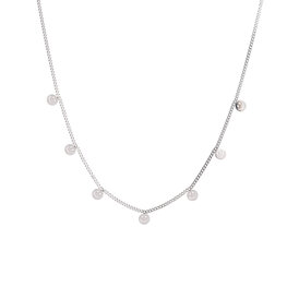 Ketting N61295-1 smileys zilver - Day&amp;Eve