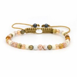 Armband Spiral Aimee rosegold crystal XXS - Karma