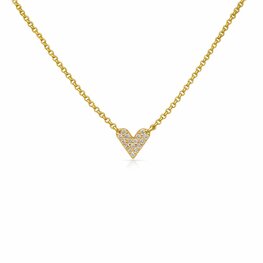 Ketting hartje Liva goldplated - Karma