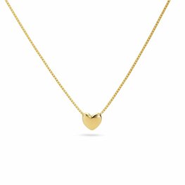 Ketting hartje Lena goldplated - Karma