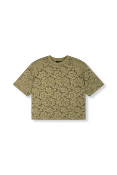 T-shirt Angie groen kant - RefinedDepartment