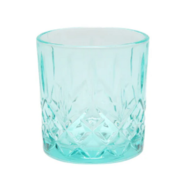 Glas waterglas blauw