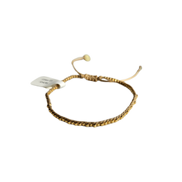Armband Linea 03 gouden kraaltjes - LeJu