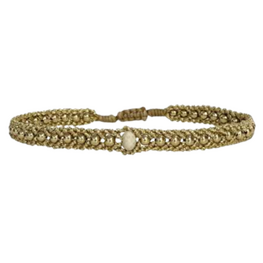 Armband Kiara 02 gouden kraaltjes - LeJu