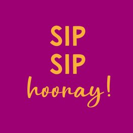Tegeltje Sip sip hooray