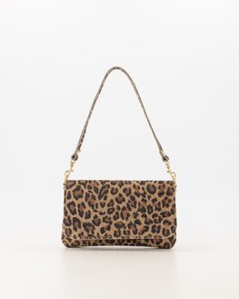 Tas Lara suede leopard - Teatro