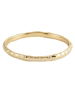 Armband bangle diamantjes goud - Rose&amp;Camellia