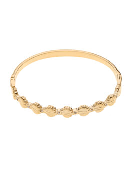 Armband bangle schelpjes goud - Rose&amp;Camellia