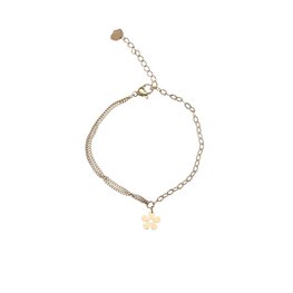 Armband bloemetje goud - Rose&amp;Camellia