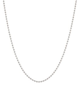 Mannen ketting double ball zilver - GeorgeTheLabel