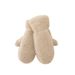 Handschoenen teddy beige