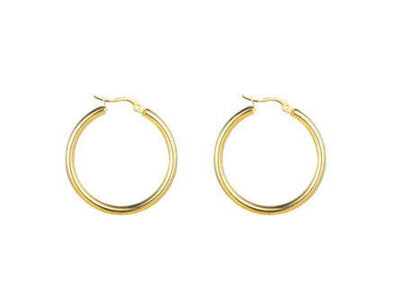 Oorbellen E1307-30-2 basic hoops 30mm goud - Day&amp;Eve 