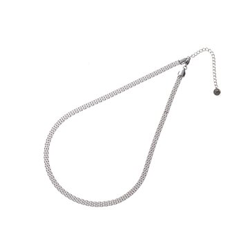 Ketting N2865-1 flat necklace zilver - Day&amp;Eve 