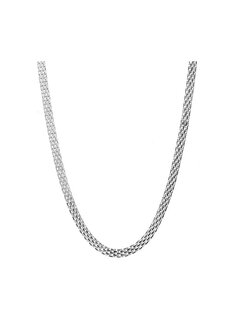 Ketting N2865-1 flat necklace zilver - Day&amp;Eve 