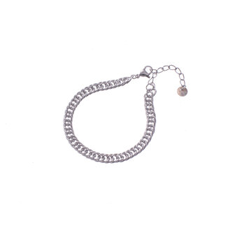 Armband B3247-1 chains zilver - Day&amp;Eve