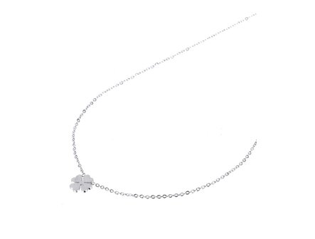 Ketting N9330-1 clover zilver - Day&amp;Eve 