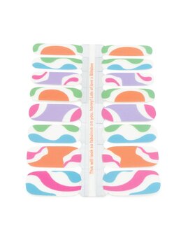 Nagel stickers Colorful Swirls- Blitsbee