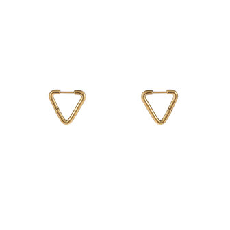 Oorbellen E3907-2 triangle ring big goud - Day&amp;Eve 