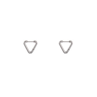 Oorbellen E3906-1 triangle ring small zilver - Day&amp;Eve 