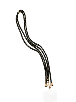 phone cord zwart/goud