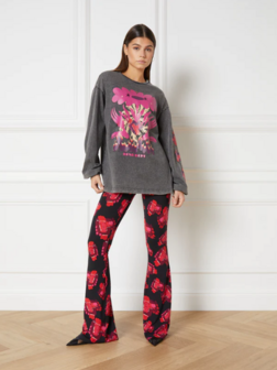Broek flared Abba rood - Refined Department