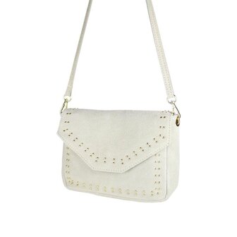 Tas su&egrave;de studs beige - Baggyshop