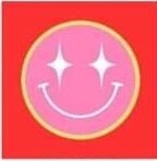 Tegeltje smiley sparkle fortex