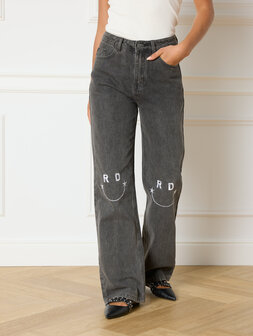 Jeans smiley Hannah grijs - Refined Department