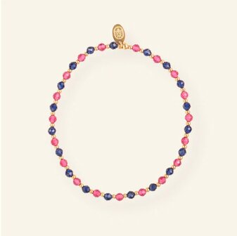 Armband MH04 Navy magenta - MableHappiness