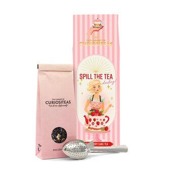 Strawberry vanilla cake tea - Curiositeas