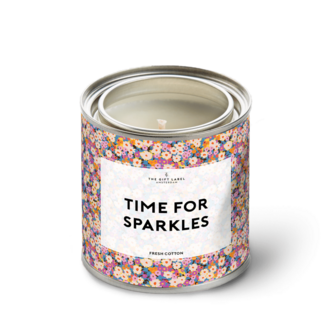 Geurkaars Time for sprakles blik groot - The Gift Label