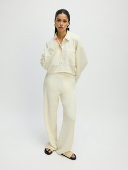 Cropped blouse Lyloe cream - Refined Department