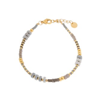 Armband LK030 Radja goud - Label Kiki