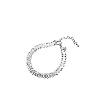 Armband B5481-1 rails zilver - Day&amp;Eve