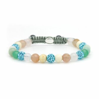 Armband spiral Cea blue crystal xs - Karma