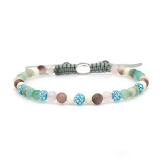 Armband spiral Cea blue crystal xxs - Karma
