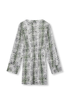 Jurk Liselle zebra groen zwart/wit - Refined Department