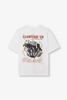 T-shirt Maggy rfnd club met backprint rood/groen - Refined Department