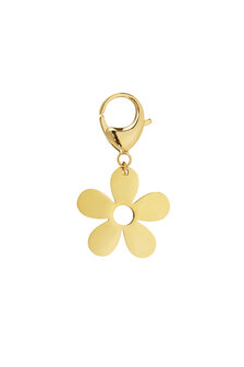 Bag charm flower power