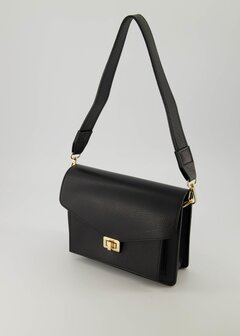 Tas Stacey zwart leer - Teatro